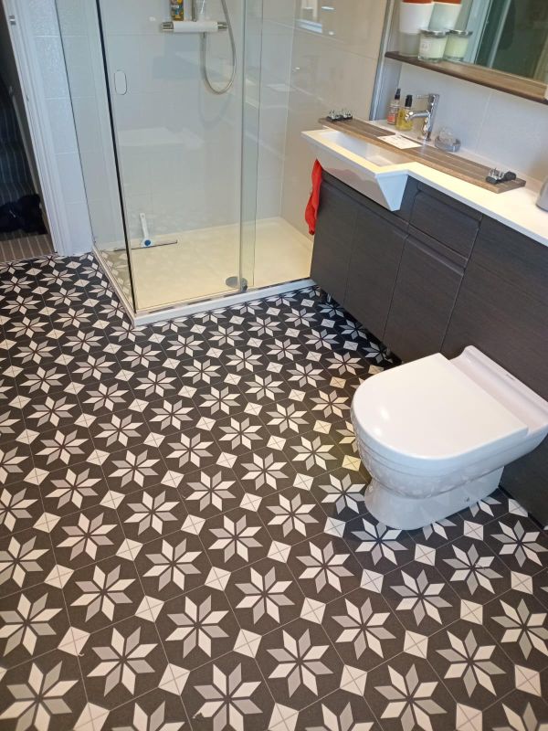 Recent Vinyl installation in Chingford E4 bathroom