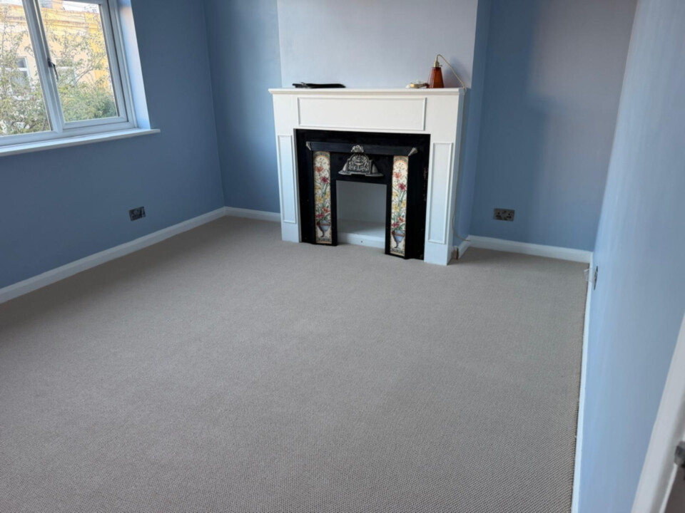 Cormar Primo Textures River Cane carpet fitted in a room in Forest Gate E7 by Carpet World London